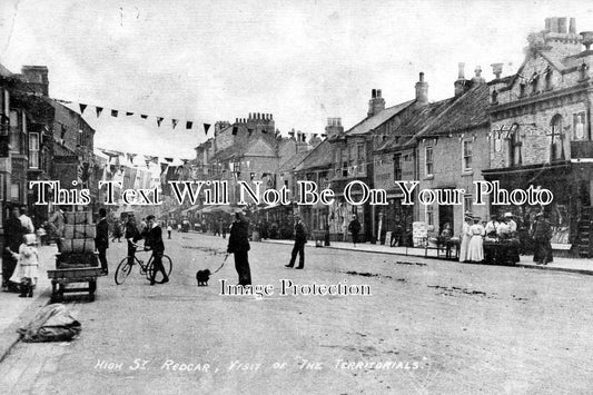 YO 989 - Visit Of The Territorials, Redcar, Yorkshire 1908