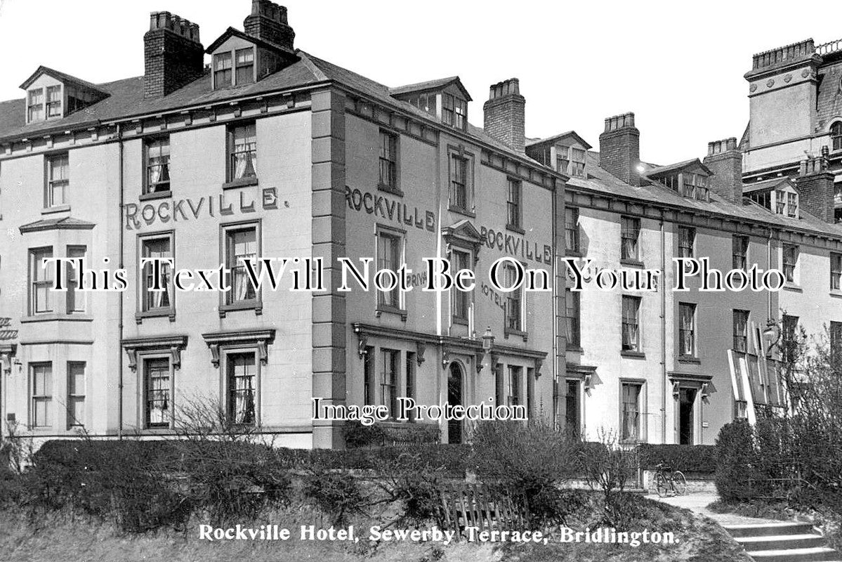 YO 9900 - Rockville Hotel, Sewerby Terrace, Bridlington, Yorkshire c1912